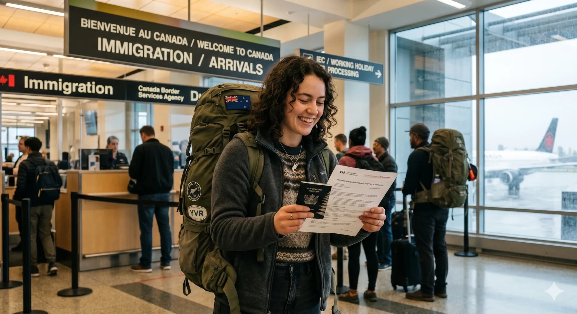 New Zealand IEC Traveller arriving in Canada