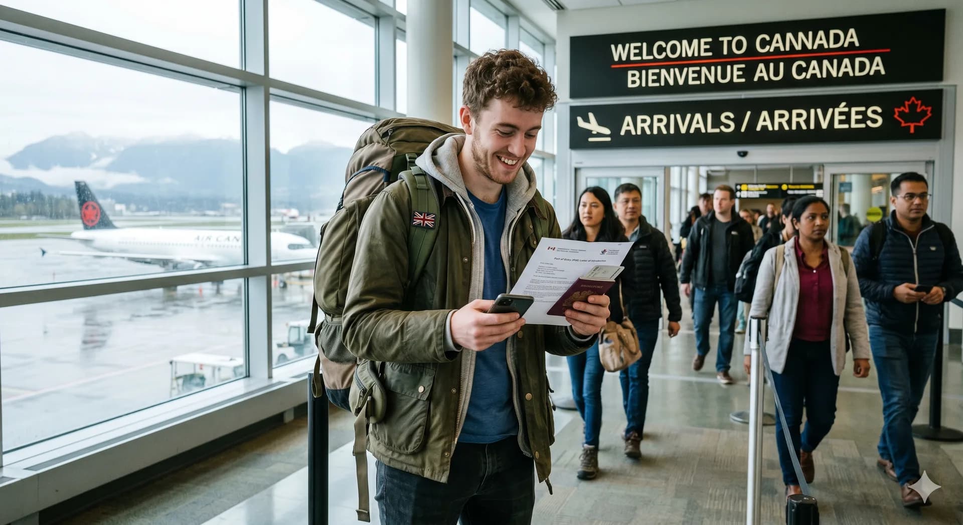 UK Traveller arriving in Canada on an IEC Visa