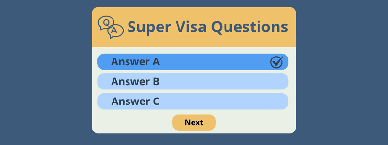Background for Six Common Super Visa Insurance Questions