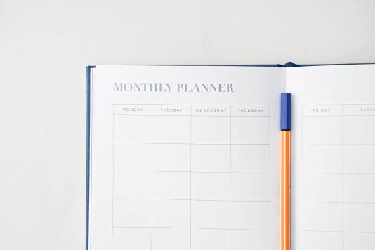 A monthly planner to schedule Super Visa payments